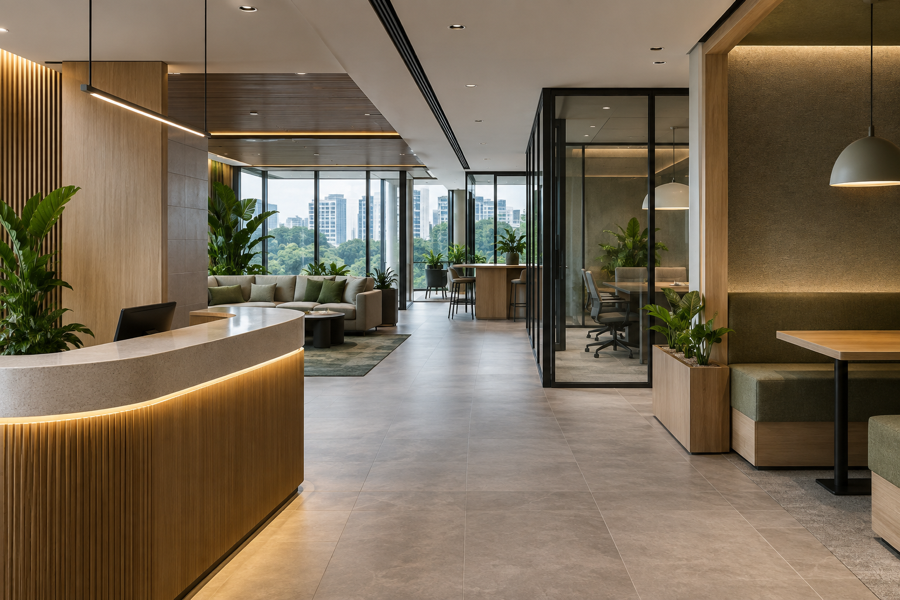 Commercial Renovation project landscape 2