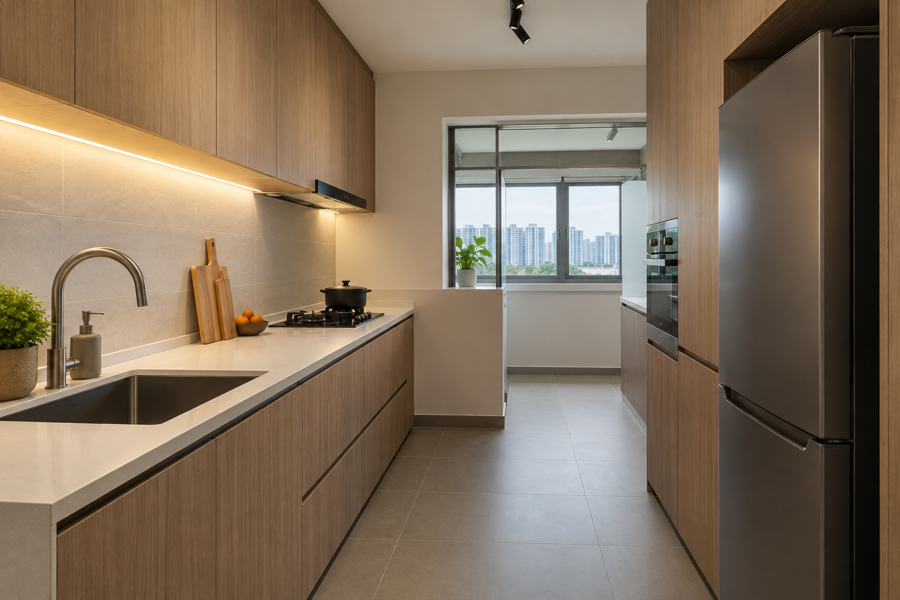 Resale HDB Renovation project landscape 2