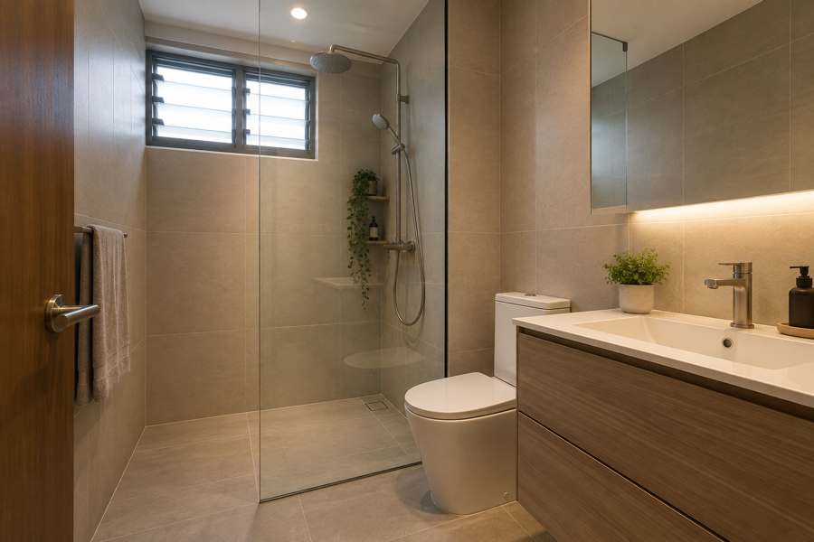 Resale HDB Renovation project landscape 3